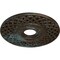 Ekena Millwork Robin Ceiling Medallion (Canopies up to 6 1/4"), 22 1/4"OD x 4 3/4"ID x 1 1/4"P, Bronze Blue Patina CM22RBBBS - alternate 2